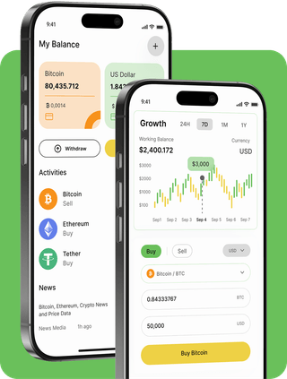 Bluevault Dexeris trading platform with live market data